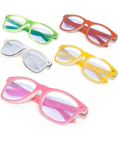 Mfaz Morefaz Ltd Reading Glasses for Men & Women - Blue Light Filter Anti-Glare Scratch-Resistant +1.5 to +4.0 Options Available - Buy Online on GoSupps.com