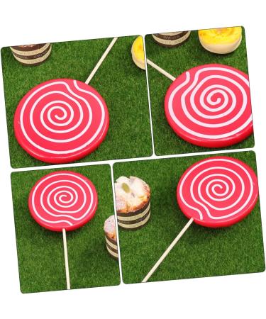 Alipis 8 Pcs Christmas Lollipop Ornaments Giant Lollipop Prop K ds Toys Lollipop Prop Realistic Peg with Hook Food Decor Micro Toys Wedding Decorations Wooden Unique Party Supplies Child - Buy Online on GoSupps.com