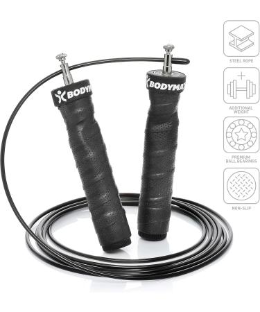 BodyMate Premium Springbell - Anti-Slip Handles 2 Removable Weights & Adjustable Steel Cables for CrossFit & Boxing Training - International Shipping Available - Buy Online on GoSupps.com