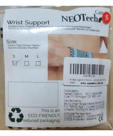 NeoTech Care Bamboo Wrist Band - Elastic & Breathable for Sports - Grey, Medium - 1 Pack - Buy Online on GoSupps.com