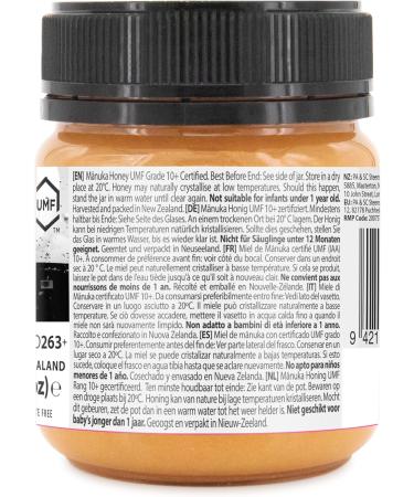 Steens Manuka Honey - MGO 263+ - 100% Certified Pure Raw Manuka Honey UMF 10+ - Jarred and Sealed in New Zealand - Manuka Honey - Buy Online on GoSupps.com