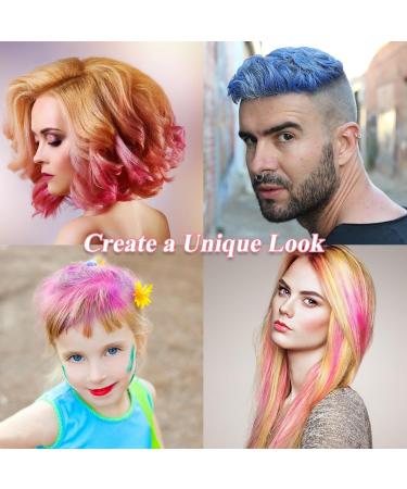 10 PCs Washable Non-Toxic Hair Chalk Set for Kids - Bright & Fun Hair Color for Girls and Children - Buy Online on GoSupps.com