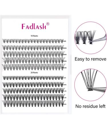 200Pcs 10D/20D 0.07 C Curl Cluster Lashes Mixed Trays DIY Eyelash Extensions 8-16mm at Home - Buy Online on GoSupps.com