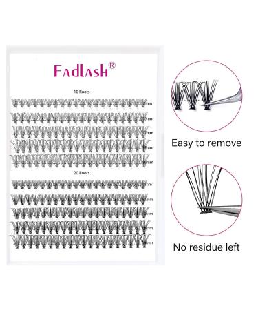 Premium Eyelash Single Clusters for Extensions - 10D 20D 0.07D Curl Mix 8-16mm Individual Artificial Eyelashes for Beginners | DH-10D+20D-0.07-D - Buy Online on GoSupps.com