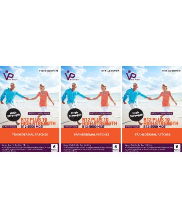 VIE Vitamin B12 Patches 18 Patches B12-High Strength - 18 Patches