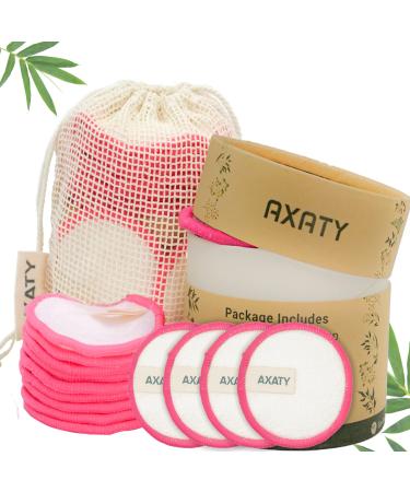AXATY 3-Layers 20 Reusable Makeup Remover Pads-Organic Bamboo Cotton Rounds Eco-Friendly Reusable Face Pads Makeup Remover for All Skin Types with Cotton Draw String Laundry Bag (8cm) 20 Pads Pack - Buy Online on GoSupps.com