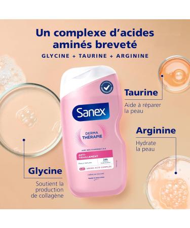  Sanex SANEX - Derma Therapy - Anti-tightening shower cream - For mature and dry skin - Amino acid complex - 425ml - Buy Online on GoSupps.com