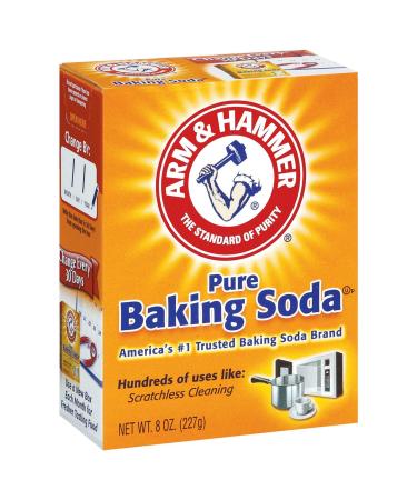 Arm & Hammer Pure Baking Soda 8oz - Pack of 2 - 2 Pack 8 Ounce Boxes - Buy Online on GoSupps.com