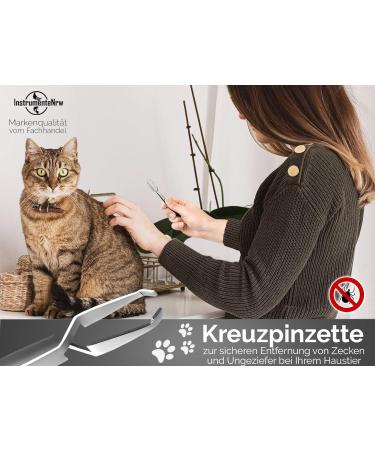 Professional Tick Tweezers | 13.5 cm Tick Remover & Gripper - Ultimate Tick Removal Tool for Safe International Shipping - Buy Online on GoSupps.com