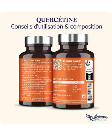 Apyforme - Quercetin Vitamin C and Bromelain - 90 Capsules - Made in France - Buy Online on GoSupps.com