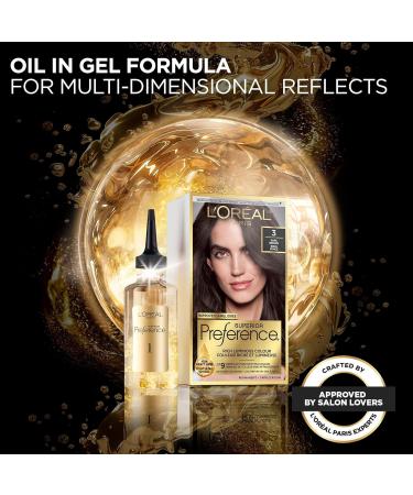 L'Oreal Paris Superior Preference Hair Dye Hair Color for Women CB415 Dark Soft Mahogany Brown Hair Dye Permanent Hair Color 100% Grey Coverage 9 weeks of Luminous Fade-Defying 1 Hair Dye Kit (Pack of 2) (Packaging May Vary) Dark Soft Mahogany Brown Brown - Buy Online on GoSupps.com