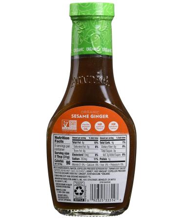 Annie's Naturals Organic Sesame Ginger Vinaigrette 8oz - Pack of 6 - Buy Online on GoSupps.com