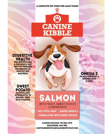 Adult dog food - Salmon with trout, sweet potatoes and asparagus - 12 kg