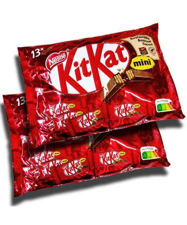 topDeal KitKat Pack of 2 mini chocolate bars 13 sachets of 217g