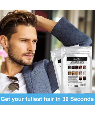 Germinal Fiber Keratin Hair Fiber Special Fiber Hair Powder for Men and Women (Medium Brown 100G) - Buy Online on GoSupps.com