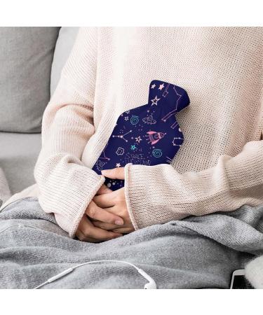 Unicorn Planet Hot Water Bottle with Plush Cover | Bed Warmer for Adults & Kids - 26.5x15.3cm | International Shipping Available - Buy Online on GoSupps.com