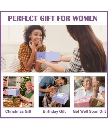 VESPRO Spa Gift Basket for Women - Relaxing Bath and Body Works Set for Mom, Sister, Wife - Spring Sympathy Gift Box in Purple - Buy Online on GoSupps.com