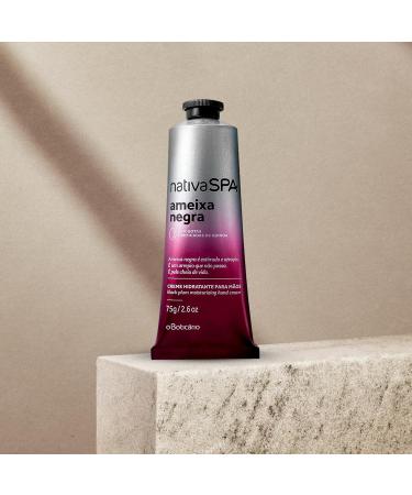  O BOTICARIO O Botic rio Nativa SPA Black Plum Gift Set with 3 Products in Box | Moisturizing Body Cream 400ml Body Oil 200ml & Hand Cream 75g - Buy Online on GoSupps.com