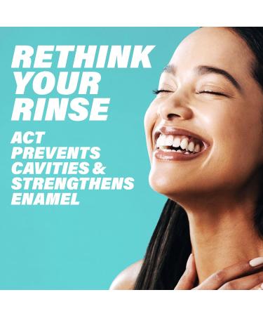 ACT Anticavity Zero Alcohol Fluoride Mouthwash 18 fl. oz. With Accurate Dosing Cup Cinnamon (Pack of 1) Cinnamon 18 Fl Oz (Pack of 1) - Buy Online on GoSupps.com