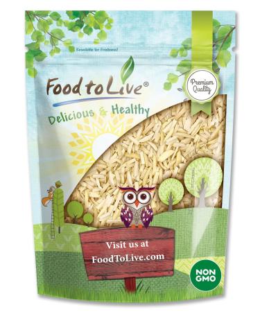 Blanched Slivered Almonds, 2 Pounds  Non-GMO Verified, Chopped Raw Blanched Almonds, Unsalted, Vegan, Keto, Kosher, Bulk. High in Protein, Vitamin E, Riboflavin. Great for Cooking, Baking, Salads. 2 Pound (Pack of 1)