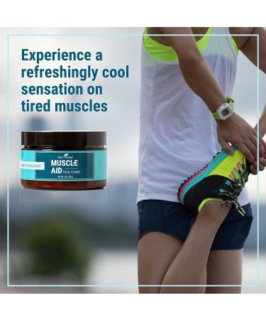Buy Plant Therapy Muscle Aid Body Cream 4 oz - Soothes Muscles Refreshing Minty Formula Clean Ingredients - International Shipping Available - Buy Online on GoSupps.com
