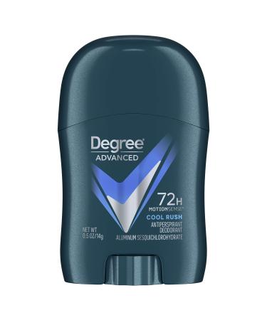 Degree Men Advanced Antiperspirant Deodorant Cool Rush Pack of 36 72-Hour Sweat & Odor Protection Antiperspirant For Men with MotionSense Technology 0.5 oz