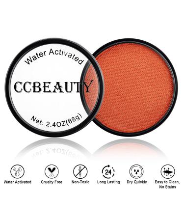 CCbeauty Water-Based Body Painting Colors - 68g Metallic Orange Professional Makeup for Halloween & Theater Art - Buy Online on GoSupps.com