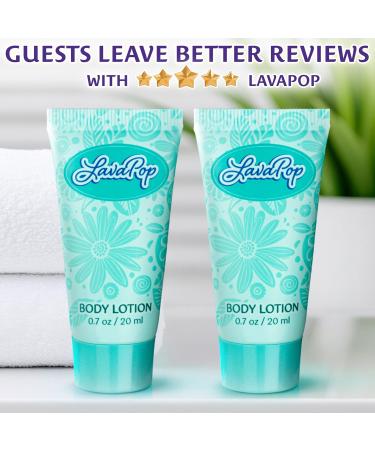 LavaPop - Travel Size Body Lotion - Iris Violet & Amber 0.7 fl oz 100 Pack - Delight Your Guests with Calming & Comforting Lotion - Bulk Hotel Toiletries for Airbnb Motels & Guest Rooms - Buy Online on GoSupps.com