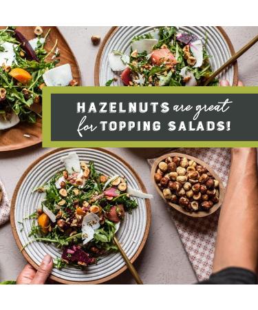 Oregon Orchard Natural Whole Hazelnuts 16oz Bag - Unsalted, Heart Healthy Snacks, Grown in Oregon - Keto-Friendly - Buy Online on GoSupps.com