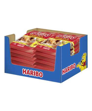 Haribo Happy Cola Gummy Candy Cola Flavoured Candy No Artificial Colours - Pack of 12 Box (175g) Happy Cola 175 Gram (Pack of 12)