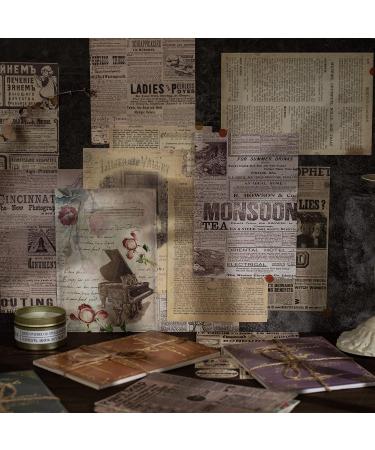 180 Sheets Vintage Scrapbook Paper Craft Kit for Bullet Journals and Planners - Buy Online on GoSupps.com
