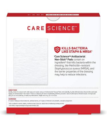Care Science Non-Stick Pads 3 x 4 in 8 ct - Wound Coverings, 8 Count - Buy Online on GoSupps.com