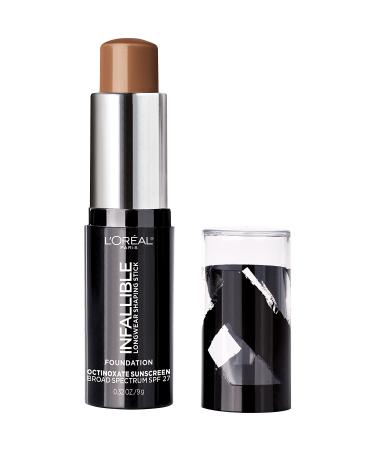 L'Oreal Paris Infallible Longwear Shaping Stick Foundation 411 Chestnut - 0.32 Ounce - Buy Online on GoSupps.com