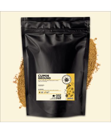 Nature Kitchen Cumin Ground 500G Large Bag of Seasoning Spices and Herbs. Gluten-Free and Vegan Everyday Cooking Blends for Marinades Sauces Frying Baking Or Grilling