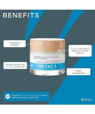 Natural Facial Moisturizing Day Cream | Hydrate & Matify with Mexican Ingredients | Ideal Makeup Base - Buy Online on GoSupps.com