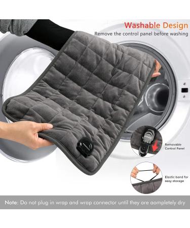 Far Infrared Electric Heating Pad for Back Pain, Cramps & Arthritis Relief - Moist & Dry Heat Therapy - Weighted Pad for Neck & Shoulders - 8 Heat Settings - Auto-Off - Buy Online on GoSupps.com