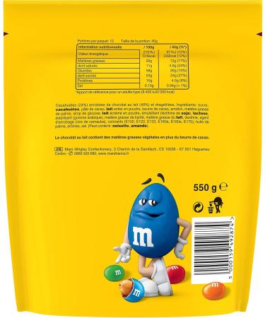 M&M's Peanut 550g Pack - Buy Online on GoSupps.com