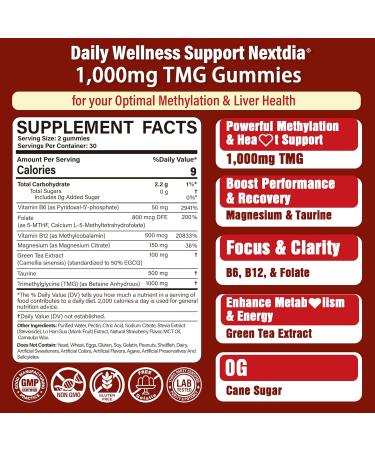 Nextdia Kava Kava Ashwagandha TMG Supplements Gummies 4Pack - Buy Online on GoSupps.com