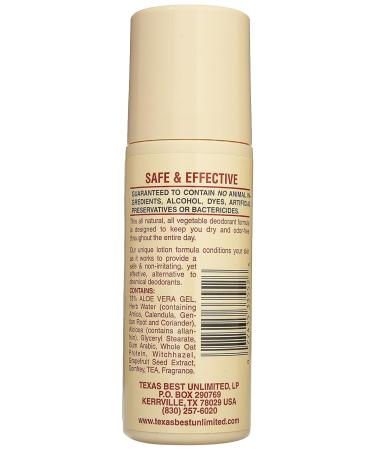 Alvera All Natural Roll-on Deodorant Aloe and Almonds - 3 Oz 3 Fluid Ounce Aloe & Almonds 3 Fl Oz (Pack of 1) - Buy Online on GoSupps.com