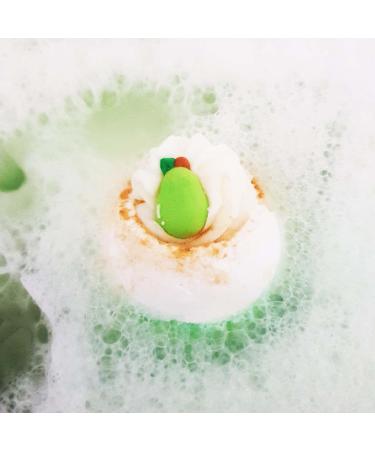 Bomb Cosmetics The Perfect Pear Bath Blaster Bath Bomb with Cinnamon and Ginger Pure Essential Oils Handmade and Cruelty Free 160g - Buy Online on GoSupps.com