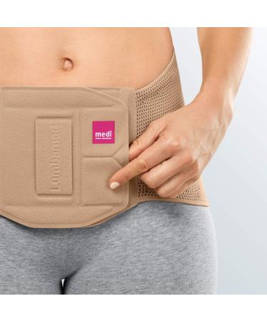 Medi Lumbamed Basic Back Orthosis for Women - Sand IV | Lumbar Support for Spine Stabilization - Buy Online on GoSupps.com