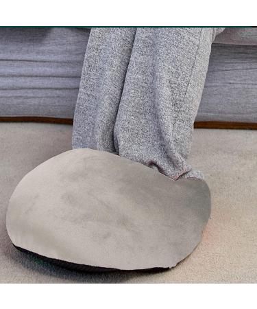 Buy Electrically Heated Foot Warmers & Slippers - Washable USB Cold Foot Warmers for Home & Office | Cozy Gray Boots - Buy Online on GoSupps.com