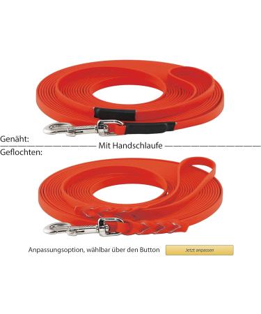 LENNIE Biothane Leash for Large Dogs | 16mm Wide Durable Water-Repellent | Available in 3m 5m 10m 20m | Perfect for 25-35kg Dogs - Buy Online on GoSupps.com
