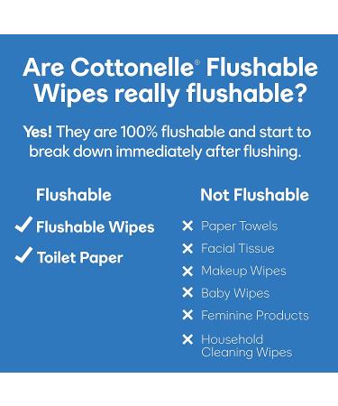 Cottonelle Fresh Care Flushable Cleansing Cloths Refill 42 Count (Pack of 2) - Gentle and Effective Cleaning - Buy Online on GoSupps.com