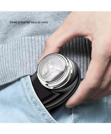 Electric Beard Clipper Stainless Steel Beard Trimmer USB Rechargeable Portable Small Men Beard Clipper Cleaner Fine Trimming for Travel Use (Matte Black) - Buy Online on GoSupps.com