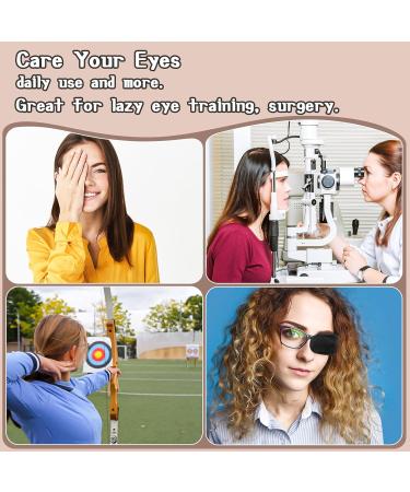 6Pcs Reusable Eye Patches - Soft Medical Covers for Amblyopia & Strabismus - Comfortable Left/Right Eye Protection for Adults & Kids - Buy Online on GoSupps.com
