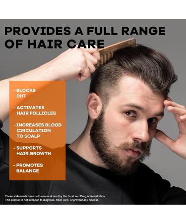 DHT Blocker for Men Hair Growth: Natural Hair Loss Supplement - Formula with 10000mcg Biotin & Saw Palmetto for Mens thinning Support - 1 Monthly Supply 60 Count (Pack of 1) - Buy Online on GoSupps.com