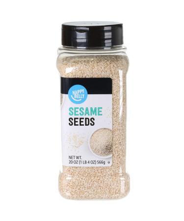 Happy Belly Sesame Seeds - 20 Ounce | Premium Quality from Amazon Brand - Buy Online on GoSupps.com