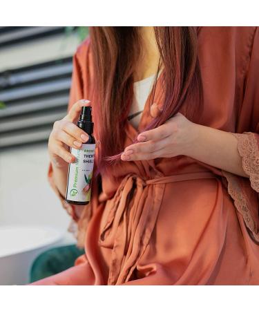 Argan Oil Heat Protectant Spray - Thermal Hair Protector for Flat Iron, Heat Styling & Frizz Control - Buy Online on GoSupps.com