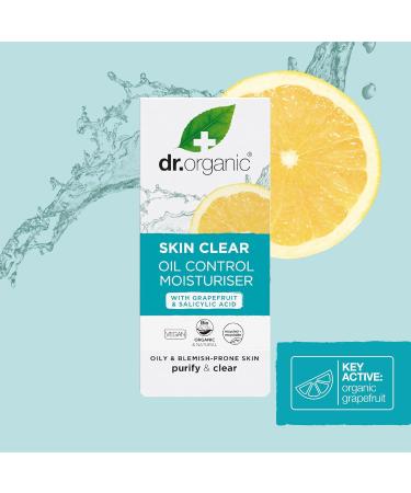 Buy Dr Organic SkinClear Oil Control Moisturiser 50ml - Best International Shipping for Clear Healthy Skin - Buy Online on GoSupps.com